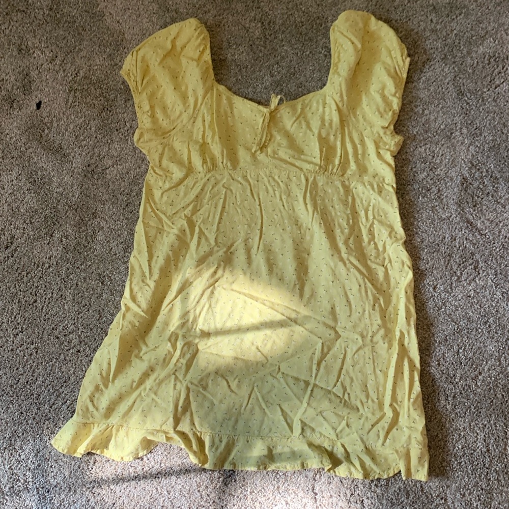 Yellow Floral Dress
